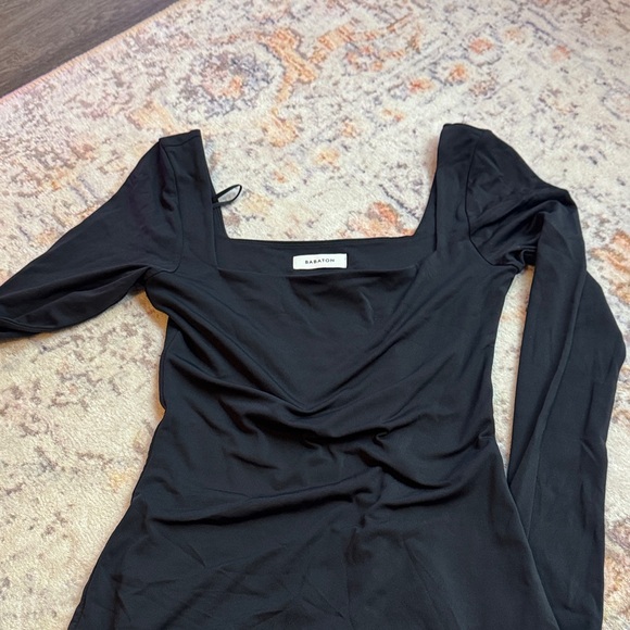 Aritzia Babaton contour square neck long sleeve mini dress - Picture 2 of 5